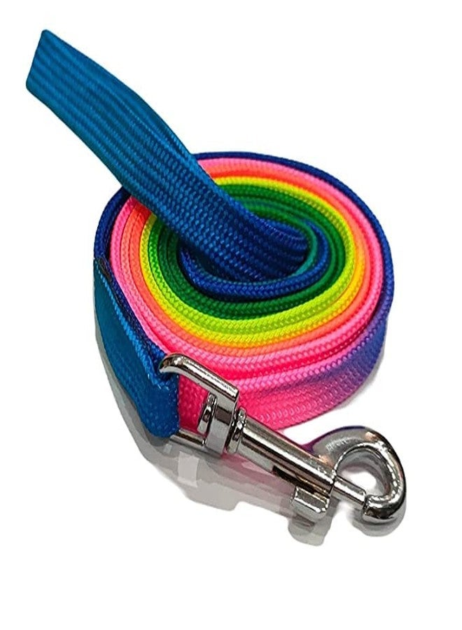 Pups&Pets طقم سرج ملون من النايلون المتين من Pups&Pets للقطط، مقاس 10 مم | سرج قابل للتعديل بألوان قوس قزح مع مقود | سرج ومقود ناعم للمشي للقطط والقطط الصغيرة - قطعة واحدة - Image 3